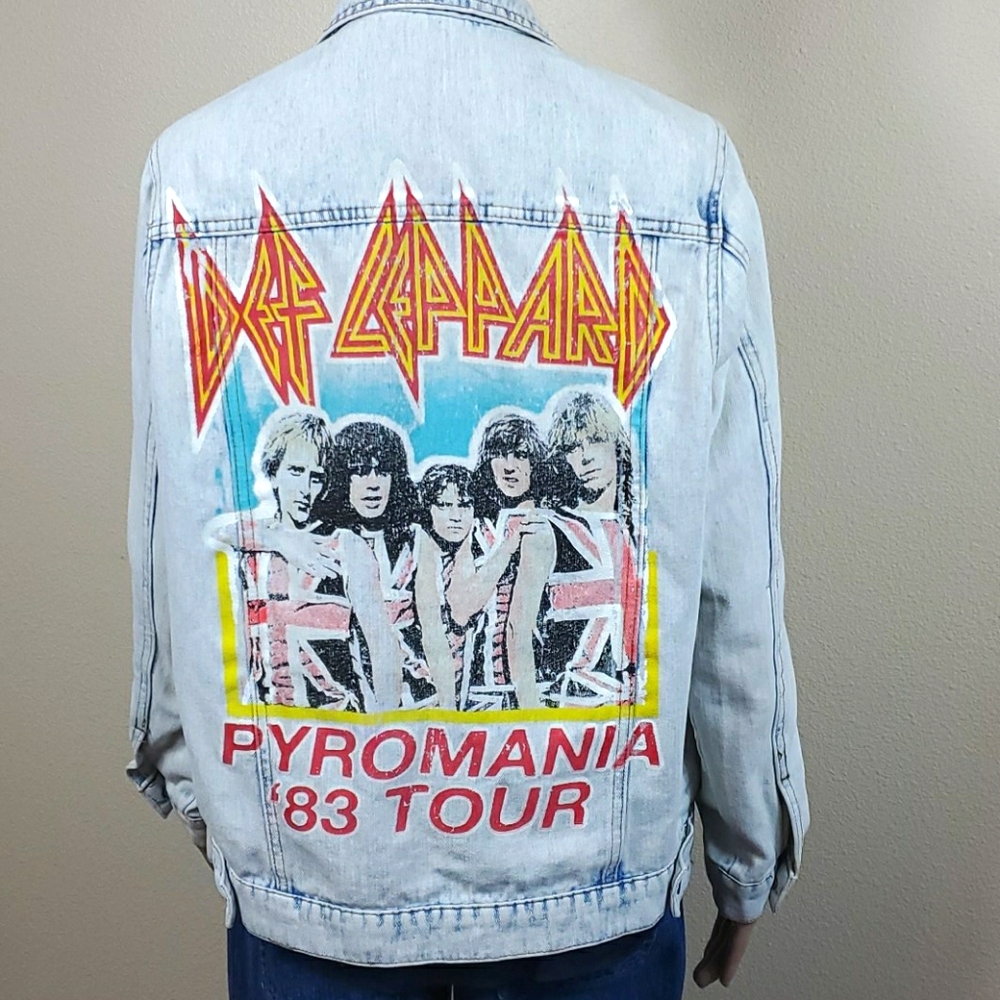 DEF LEPPARD '83 PYROMANIA TOUR Jacket Sz Small